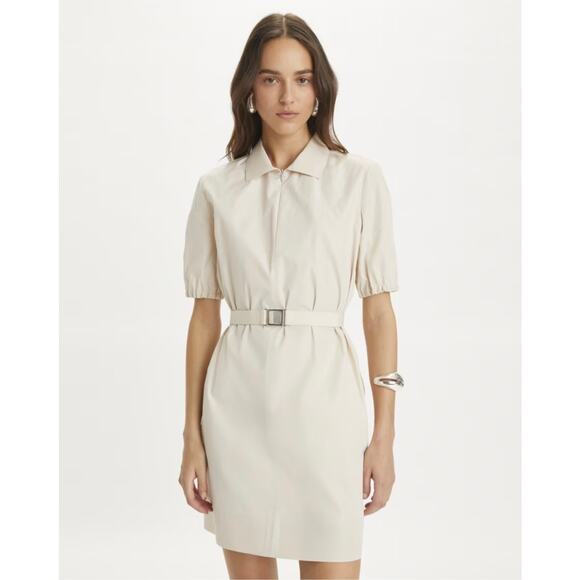 Tory Burch Dresses & Skirts - Tory Burch NWT Poplin Polo Dress Pale Sandstone Sz 14 Quiet Luxary Preppy